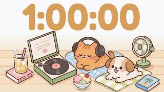 60 Minute Timer 🐱 1 Hour Study Timer for Classroom Focus