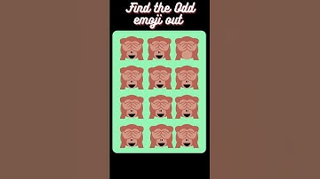 Find the Odd emoji out||Memory test challenge #shots #trending