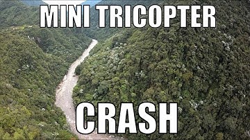 Mini Tricopter HD camera testing and crash. RCHacker #17