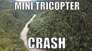 Mini Tricopter HD camera testing and crash. RCHacker #17