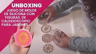 Unboxing Juego de Molde de Silicona con Figuras de Caleidoscopio para Jabones