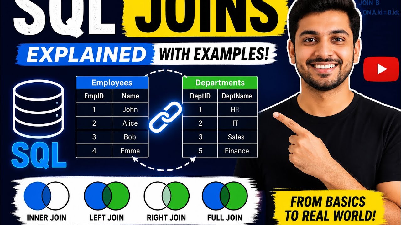 Joins in sql Pat 1 #it #yt #programming #python #sql #etltesting - YouTube