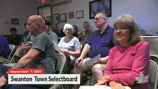 Swanton Town Selectboard | 09/07/2021