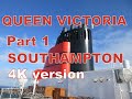 Cunard Queen Victoria Princess Grill Cruise 2019 Part 1 Southampton 4K