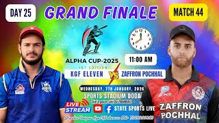 Kgf Eleven Vs Zaffron Ponchhal  || The Grand Finale || screenshot 4