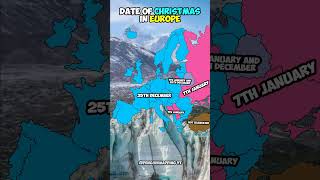 Date of Christmas in Europe