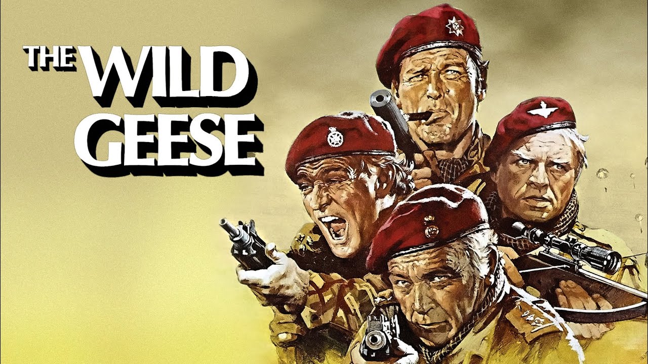 The Wild Geese (1978) Richard Burton, Roger Moore, Richard Harris & Hardy Krüger killcount 4k