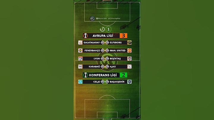Galatasaray Elfsborg, Fenerbahçe Manu, Lyon Beşiktaş / Avrupa Haftası #gs #fb #bjk