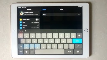 How To Change Device Name On iPad