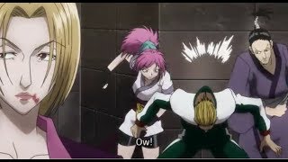 Hunter X Hunter Funny Moment Machi And Nobunaga Hitting Phinks