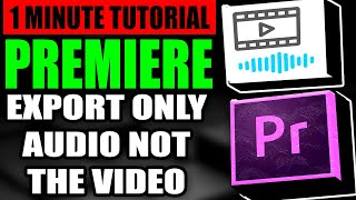 Adobe Premiere Pro Export Only Audio Not The Video Fix (Step by Step Guide – Full Tutorial)