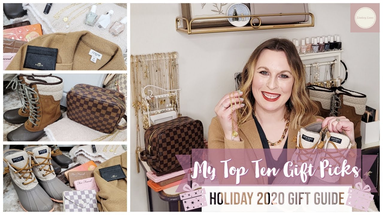 Top 10 Gift Guide Holiday 2020 | Christmas Presents For Her | Clothing, Makeup, Etc. | Lindsey Loves