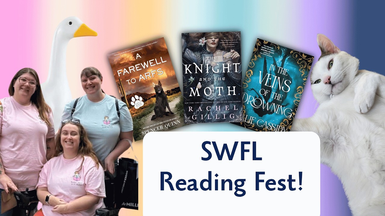 Chonky Raccoons, Porch Geese, & 2026 SWFL Reading Fest Recap | Books I Read with My Cat