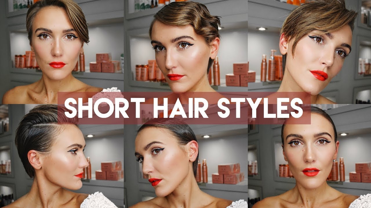 How To Style Pixie Hair. Short Hair Styles | Blaise Dyer - Youtube