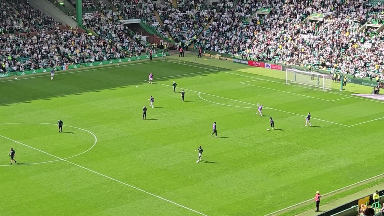 Celtic v Kilmarnock Players coming out of the Tunnel for the 2nd Half