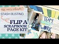 Scrapbook Kit Stash Busting | How to Flip a Brightly Colored Kit