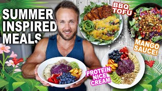 FULL DAY OF EATING | SUMMER VEGAN RECIPES 🌴