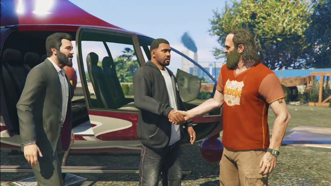 GTA 5 – TREVOR MEETS FRANKLIN FIRST TIME - YouTube