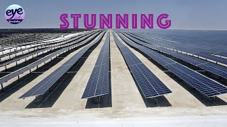 Two-year timelapse of China-built 800MW solar power plant in Qatar【FULL VERSION】