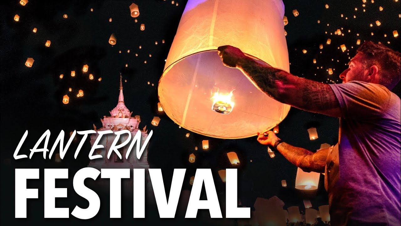 LANTERN FESTIVAL IN CHIANG MAI THAILAND Yi Peng Lantern Festival
