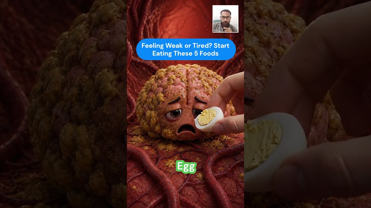 Feeling Weak or Tired? Start Eating These 5 Foods #facts #health #shortsfeed #shorts
