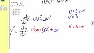 AP Calculus Chapter 3 Practice Problem 10