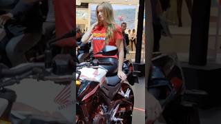 🔥 Honda’s Newest Bike at EICMA 2026! Stunning Promo Girl & Showstopper Motorcycle 🏍️✨