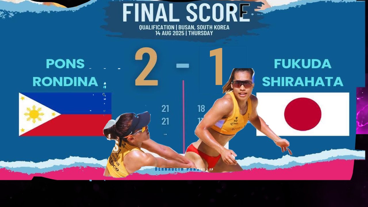 2nd WIN of the Philippines Vs. Japan |Sisi rondina Bernadette pons 