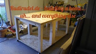 Workbench project part 1 - build workbenches from OSB and lumber simple and fast!