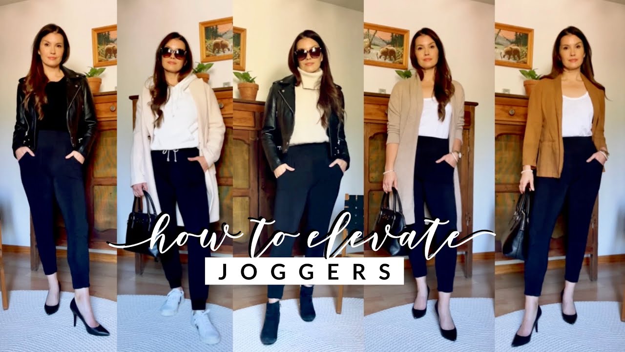 How to elevate joggers | 10 smart fall + winter outfits for (yes!) work ...