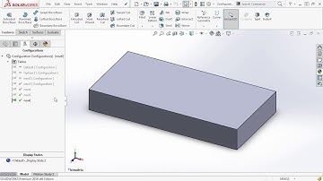 Solidworks Tutorial 77 :Design Tables
