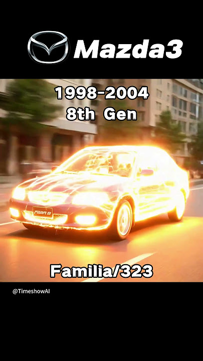 A brief history of Mazda3's automotive evolution (1963-2025)#Mazda3 #Mazda #car #cars #carhistory