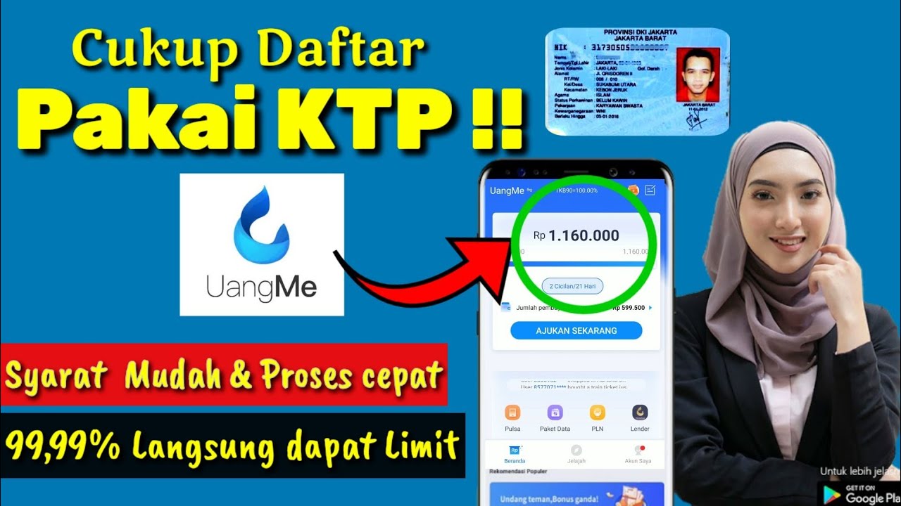 Cara Pinjam Uang di UangMe Langsung ACC | Aplikasi UangMe 