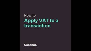 How to Apply VAT to a Transaction with Coconut screenshot 3