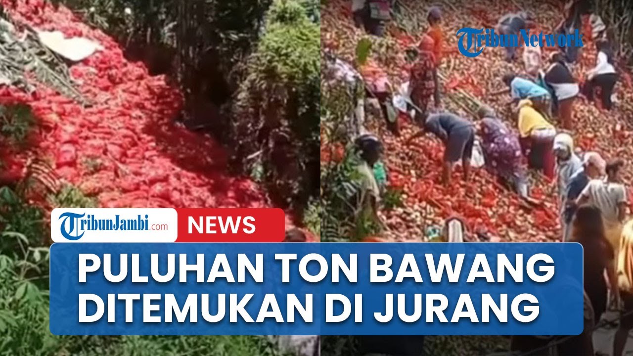 Warga Batam Heboh Temukan Gundukan Bawang Merah Dibuang di Jurang