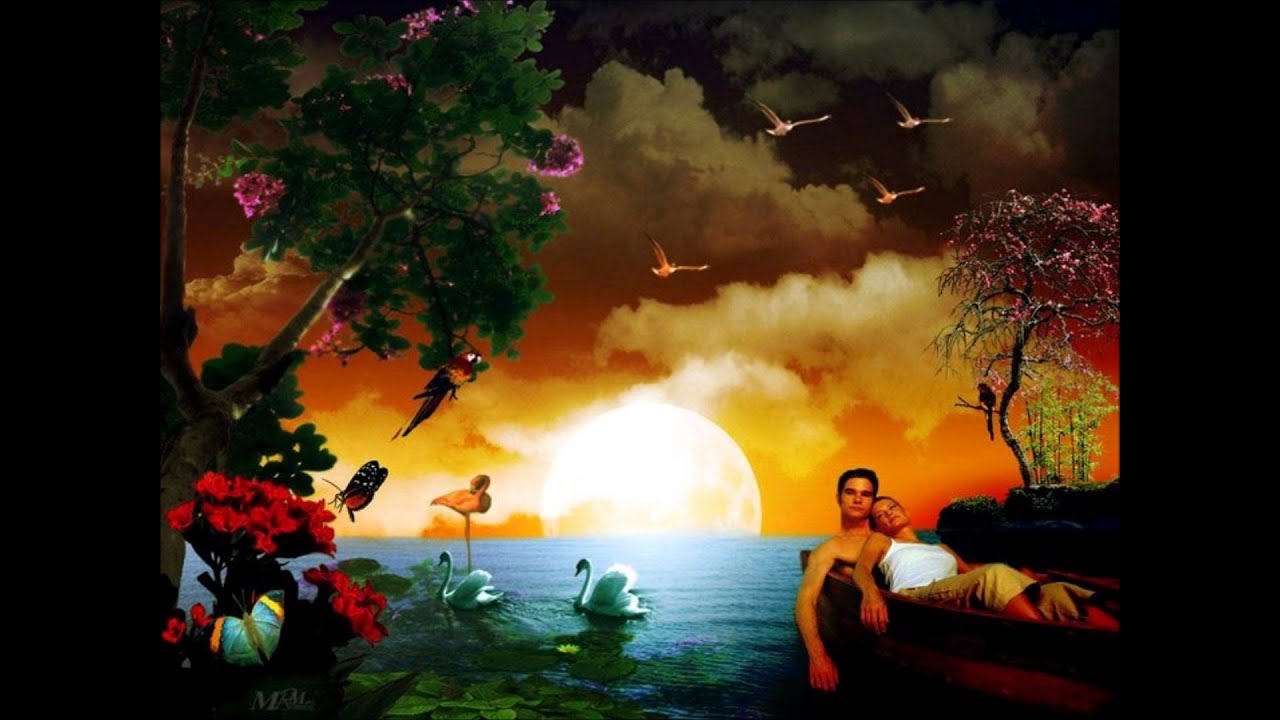 волшебная страна иллюстрация. волшебная любовь. влюбленные в раю. любовь чудесная страна. чудесная страна любви 10.