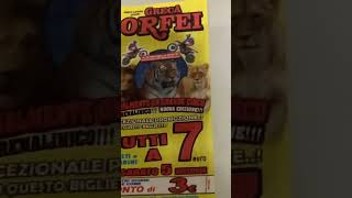 Biglietti Del Circo Ercolano