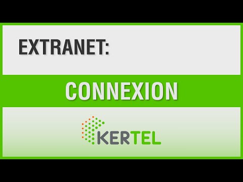 Extranet KERTEL : CONNEXION