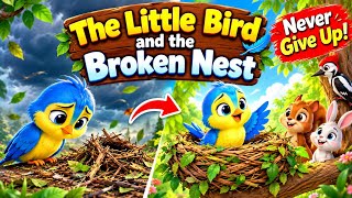  🐦𝗧𝗵𝗲 𝗟𝗶𝘁𝘁𝗹𝗲 𝗕𝗶𝗿𝗱 𝗮𝗻𝗱 𝘁𝗵𝗲 𝗕𝗿𝗼𝗸𝗲𝗻 𝗡𝗲𝘀𝘁 | 𝗡𝗲𝘃𝗲𝗿 𝗚𝗶𝘃𝗲 𝗨𝗽! | 𝗞𝗶𝗱𝘀 𝗠𝗼𝗿𝗮𝗹 𝗦𝘁𝗼𝗿𝘆 Guía