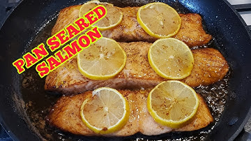 EASY PAN SEARED SALMON RECIPE WITH LEMON BUTTER