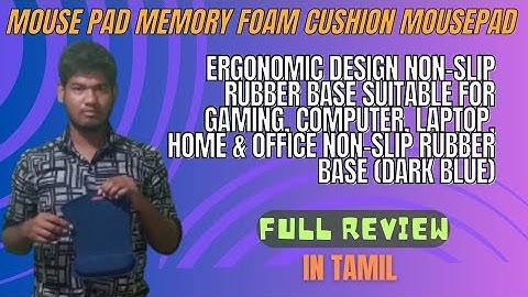 Tukzer Gel Mouse Pad Memory Foam Cushion Mousepad with Wrist Support, Ergonomic Design Non Slip Rubb