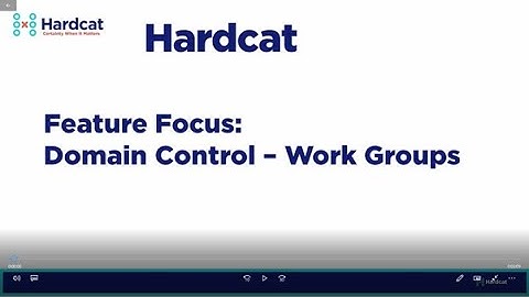 Hardcat V6 Feature Focus – Domain Control – Work Groups