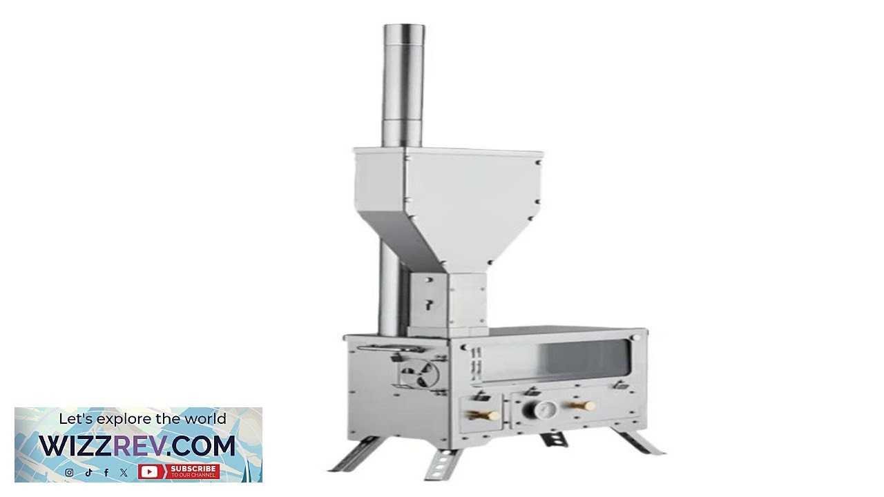 Fire Wood Heater Foldable Legs Pellet Stove Stainless Steel Camping Wood Stove