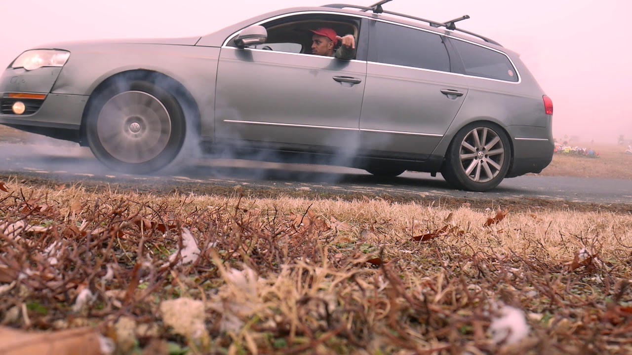 Passat VR6 3.6 FWD Burnout - YouTube