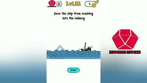 Trick me Level 31 save the ship from crashing into the iceberg
