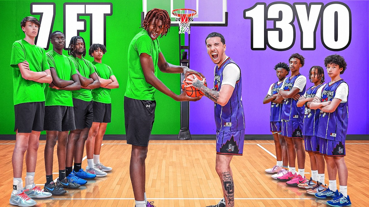 Can 13 Year Old Prodigies Beat 7 Foot Hoopers?