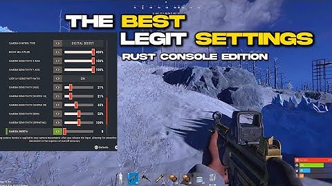 THE BEST *UPDATED 2024* LEGIT RUST CONSOLE CONTROLLER SETTINGS - Rust Console Edition