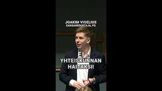 Poliittinen lakko ei edes yritä parantaa työehtoja. Se kohdistuu muuhun. Joakim Vigelius kertoo.