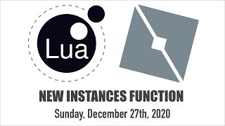 Roblox Coding: New Instances Function