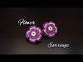 CUTE FLOWER EARRINGS | VERY EASY TO MAKE | CROCHET